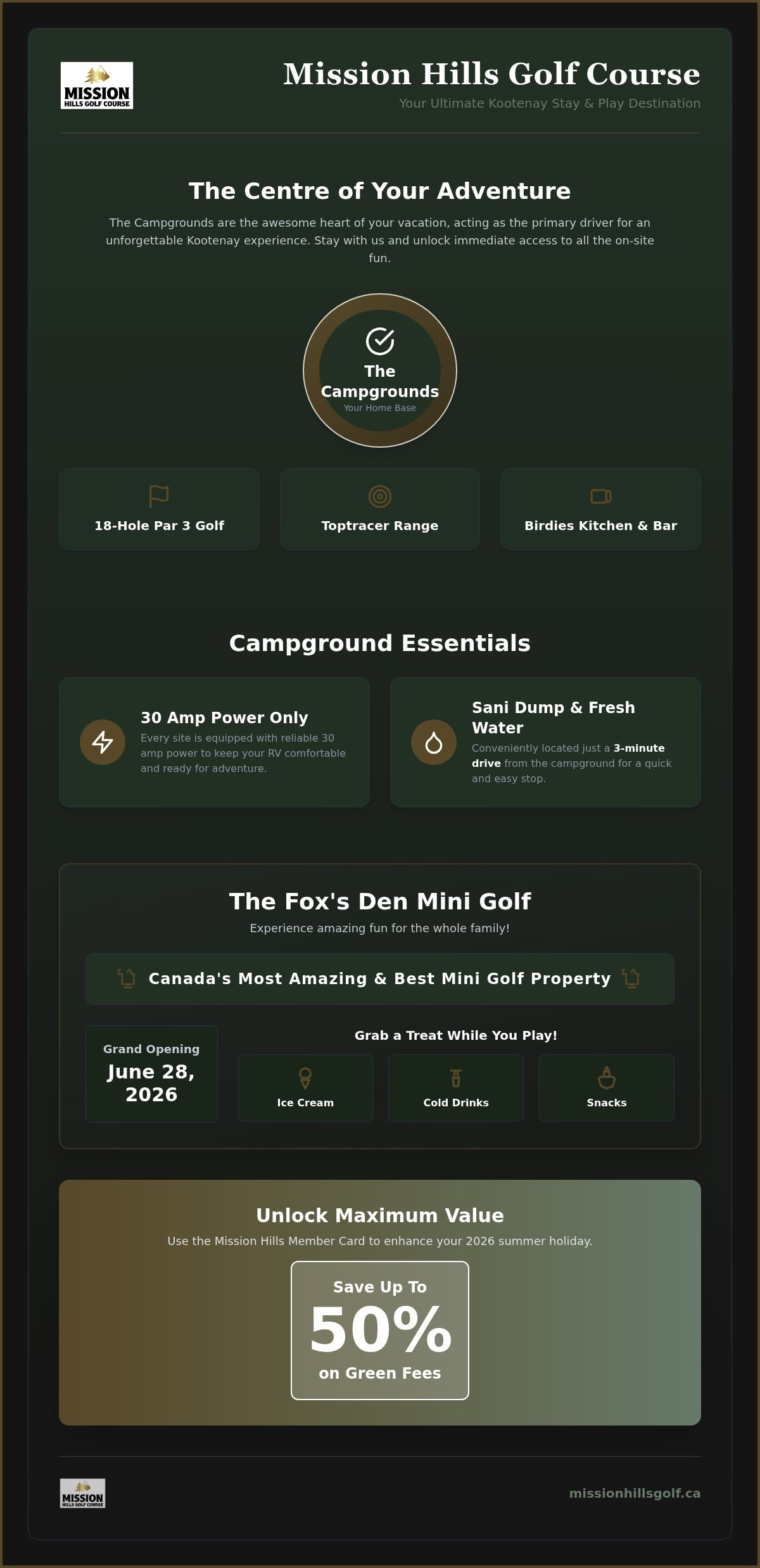 Best Campground Near Me: Why Mission Hills is Cranbrook’s Top Choice for 2026