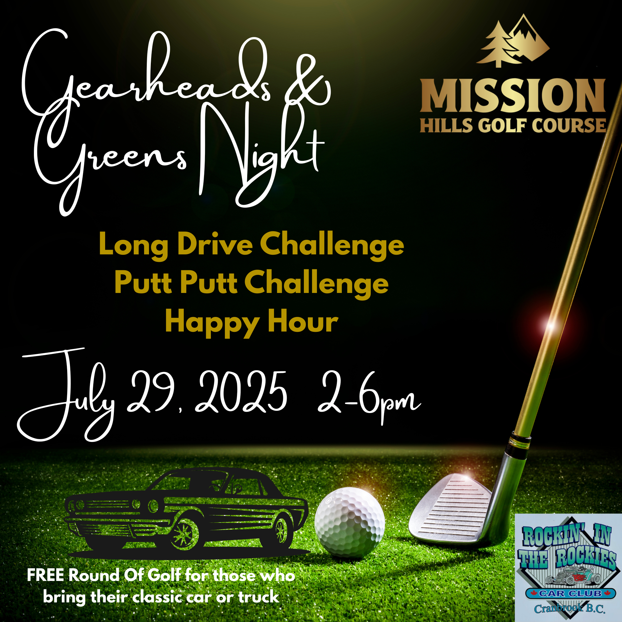 Gearheads on the green July 29